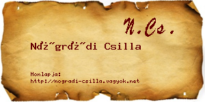 Nógrádi Csilla névjegykártya